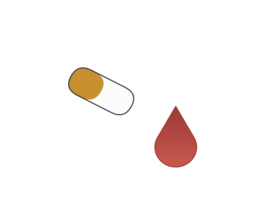 Illustration: Blood thinners & dental surgery